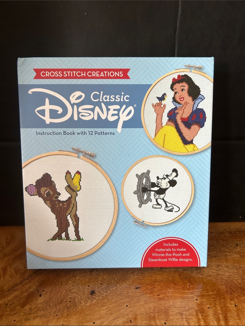 Disney Classic Cross Stitch Creations Instruction Book with 12 Patterns